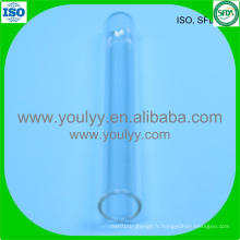 10mm tube de test de verre de 75mm pour laboratoire